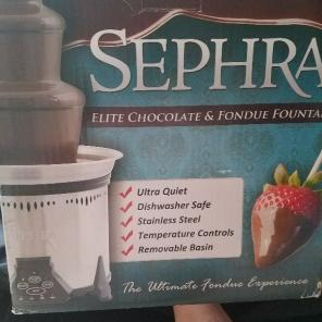Sephora chocolate fontain
