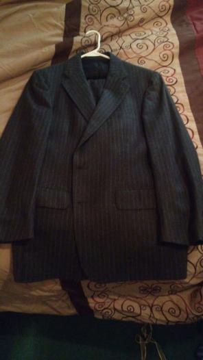 Pin Stipe Suit/ Chaps by Ralph Lauren