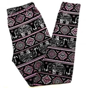 Buttery Soft Elephant Safari Leggings TC