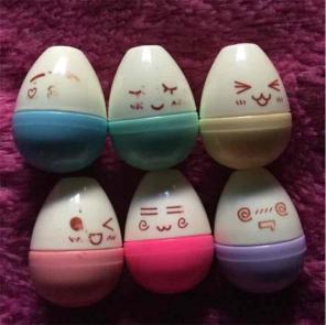 Kawaii Egg Highlighters
