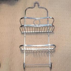 Silver Shower Shelves