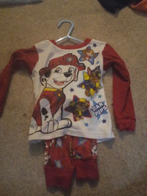 Paw patrol toddler pjs