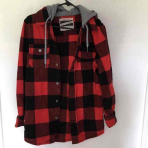 Glamour kills flannel hoodie