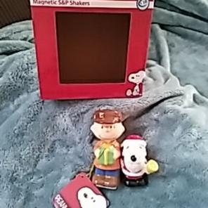Charlie Brown And Snoopy S & P Shakers