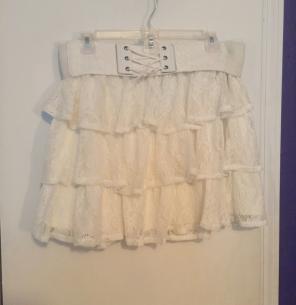 Lacey Crochet Tiered Skirt