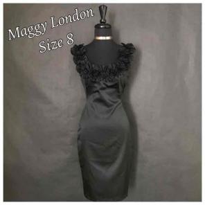 Maggy London Little Black Dress, Size 8