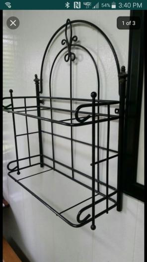 Metal mountable/free standing rack