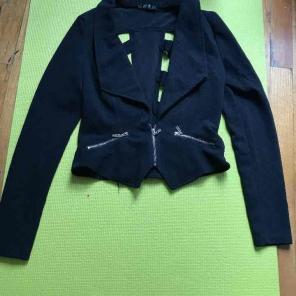 ♥Blazer with open design on the back