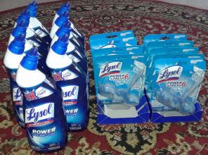 Lysol 10X Power Toilet Bowl Cleaner Lot