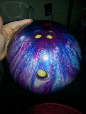 Galaxy bowling ball