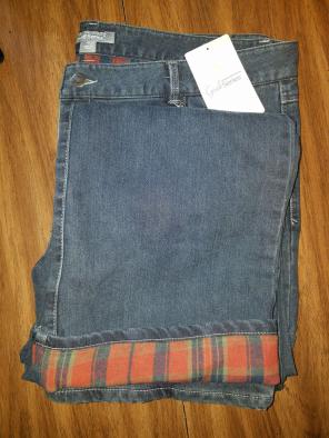 NWT FLANNEL LINED JEANS