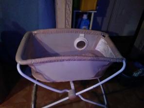 Baby swing and baby bed that rocks
