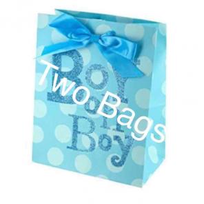 Two Medium baby Boy Gift Bags