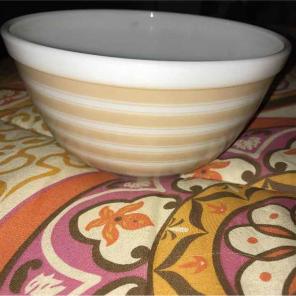 Pyrex brown stripe 402
