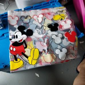 Mickey mouse bathroom curtain