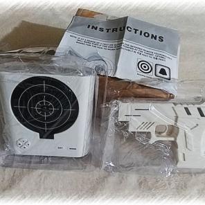 Gun and Target Recordable Alarm Clock