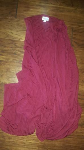 LuLaRoe XS Cranberry Joy
