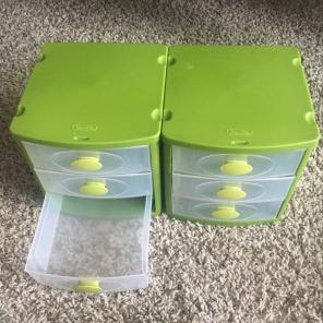 3 Drawer Plastic Organizer