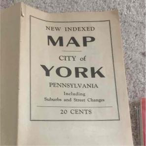 Map of the city of York pa