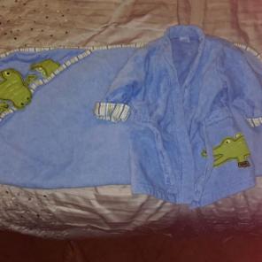 Cute baby blanket robe