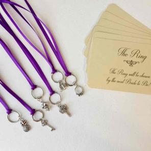 Purple Wedding Cake Pulls