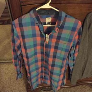 Men's NWT oxford and cardigan