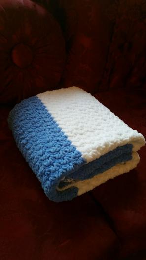 Super soft knit baby blanket