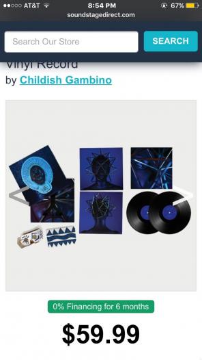 Limited Edition Awaken My Love Record