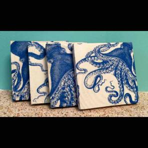 NEW Octopus Coaster Set of 4