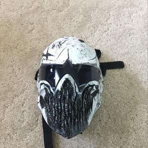 Skull Face Paintball Helmet