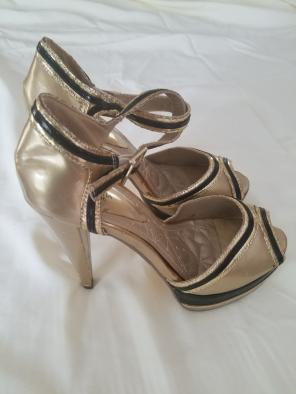 Gold Shoes size 8