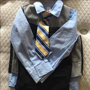 Toddler suit 3t blue