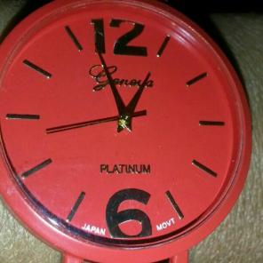 Red woman watch