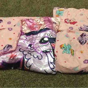 My little pony toddler bed set