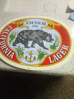 California loger beer sign