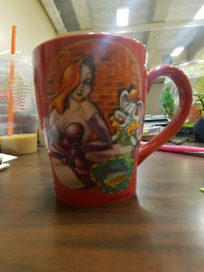 Jessica and Roger Rabbit coffee mug!