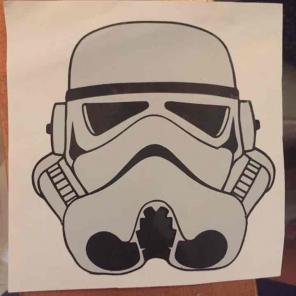 Storm trooper decal
