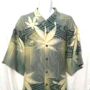 Tommy Bahama Men's Green Floral Shirt