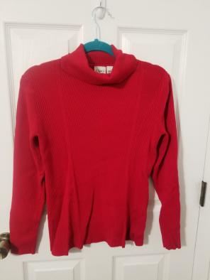 XL Red Turtleneck