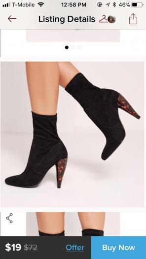 MISSGUIDED SOCK BOOTIES