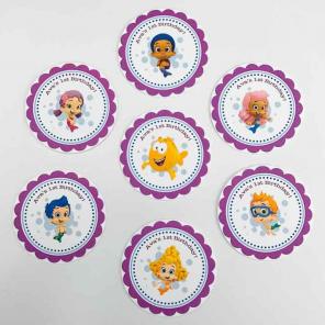 Bubble Guppies Topper / Tags