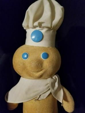 VINTAGE 1972 PLUSH PILLSBURY DOUGH BOY