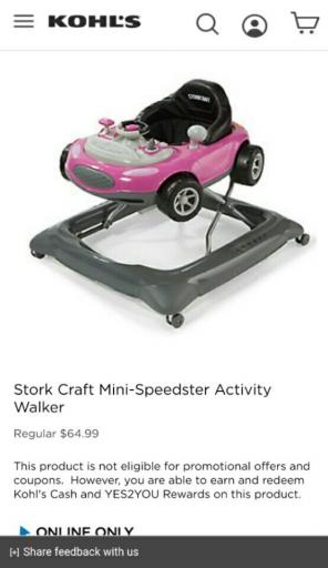 Stork Craft Mini-Speedster Activity Walk