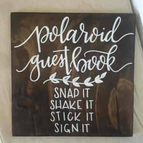 Wedding wood sign