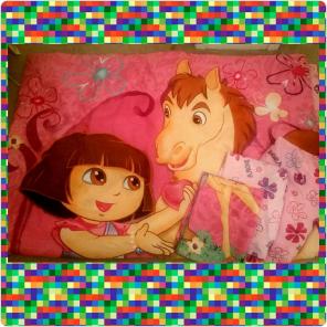DORA THE EXPLORER TODDLER BEDDING SET