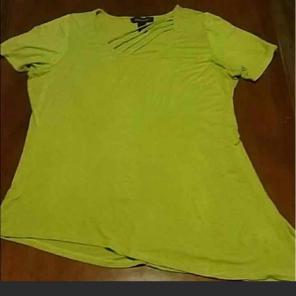 18/20 Ashley Stewart Asymmetrical blouse