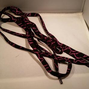 Pink and Black 36" Shoelaces