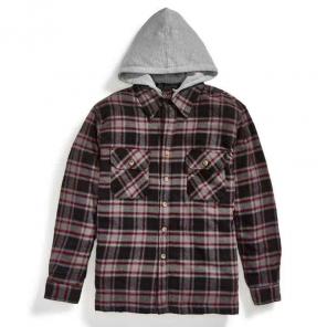Moose Creek Plaid Winter Jacket Grey