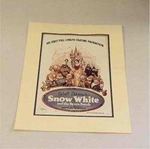Disney Snow White Lithograph