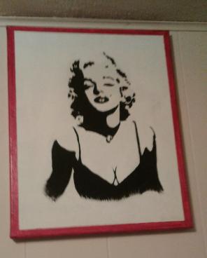Marilyn Monroe painting